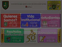Tablet Screenshot of colegiomonterrey.edu.co